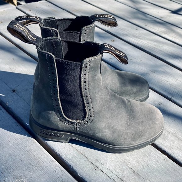 Blundstone Original High Top Boots #1630 - Rustic Black - Picture 2 of 6